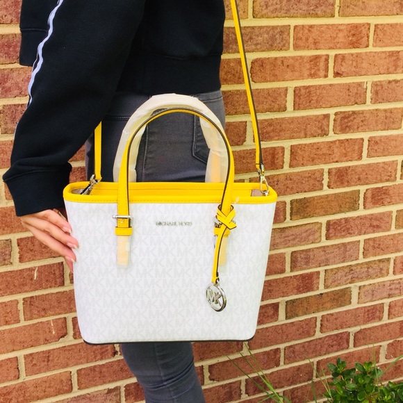 Michael Kors Jet set Small top zip Satchel - Picture 10 of 11